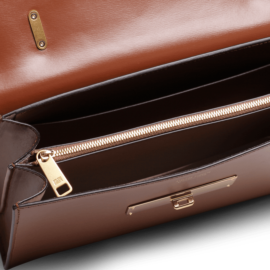 Capucine Gold Edition - Cuir Box Camel Ateliers Auguste