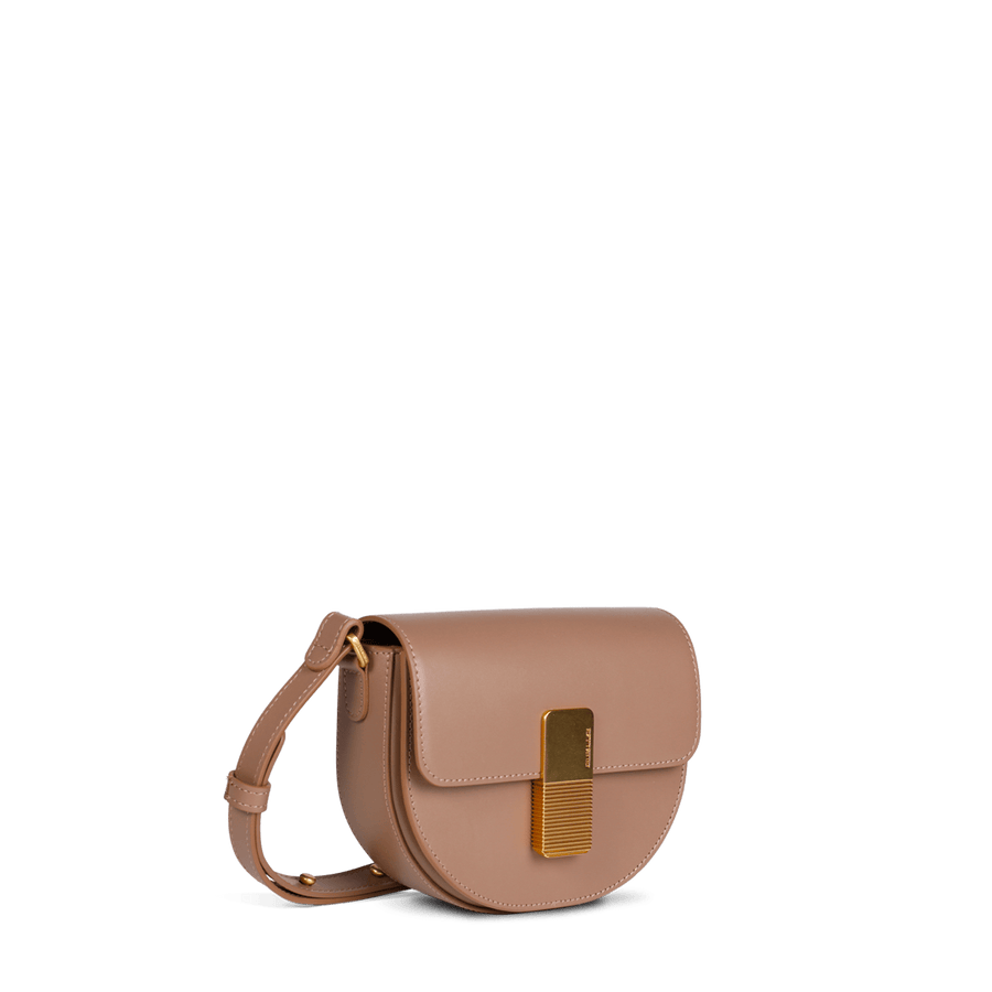 Mini Sully Gold Edition - Cuir Box Taupe Ateliers Auguste